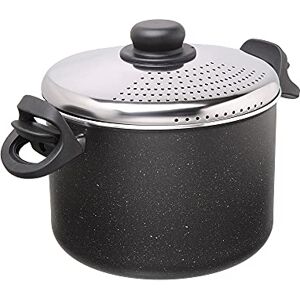 Moneta Etnea Pasta Cooker with Locking Lid, Spaghetti Saucepan, 22 cm (Induction Incompatible) Moneta Etnea Pasta Cooker with Locking Lid, Spaghetti Saucepan, 22 cm (Induction Incompatible)