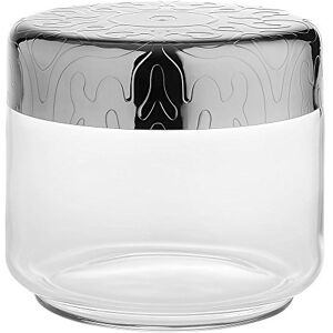 Alessi MW21/50, Dressed Kitchen Box with Hermetic lid, 50cl, Glass, Silver Alessi MW21/50, Dressed Kitchen Box with Hermetic lid, 50cl, Glass, Silver