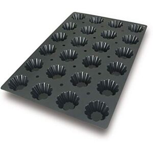 LACOR Briochette Silicone Mould, Black, 40 x 60 x 3.5 cm LACOR Briochette Silicone Mould, Black, 40 x 60 x 3.5 cm