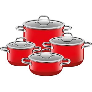 Silit "Passion Cookware Set, Red, 4-Piece Silit "Passion Cookware Set, Red, 4-Piece