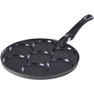 Nordic Ware Scandinavian Silver Dollar Pancake Pan, Cast-Aluminium Pancake Maker Black, 17.5 x 10.2 x 2.5 Nordic Ware Scandinavian Silver Dollar Pancake Pan, Cast-Aluminium Pancake Maker Black, 17.5 x 10.2 x 2.5