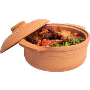 Browin 770612 - 4L Clay Casserole - Healthy & Eco-Friendly Cooking Browin 770612 - 4L Clay Casserole - Healthy & Eco-Friendly Cooking