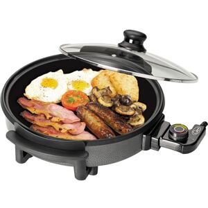 Garmin 35410 30cm Multi-Function Electric Cooker Pan with Lid/Adjustable Thermostatic Control/Non-Stick Aluminium / 30 x 30cm Surface/Detachable Power Cable For Serving Garmin 35410 30cm Multi-Function Electric Cooker Pan with Lid/Adjustable Thermostatic Control/Non-Stick Aluminium / 30 x 30cm Surface/Detachable Power Cable For Serving