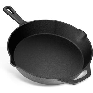 YASHE 30CM Flat Cast Iron Skillet, Cast Iron Frying Pan with Even Heat Distribution, Durable Heavy Duty Cookware for Indoor & Outdoor Use YASHE 30CM Flat Cast Iron Skillet, Cast Iron Frying Pan with Even Heat Distribution, Durable Heavy Duty Cookware for Indoor & Outdoor Use