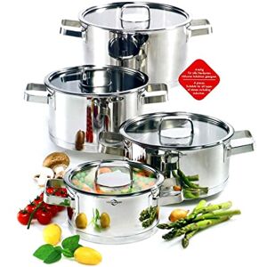 Küchenprofi SAN REMO 4-Piece Saucepan Set, 18/8 Stainless Steel, Induction Pot Set, Cooking Pot Set for All Hobs, Cooking Pot Set Induction Küchenprofi SAN REMO 4-Piece Saucepan Set, 18/8 Stainless Steel, Induction Pot Set, Cooking Pot Set for All Hobs, Cooking Pot Set Induction
