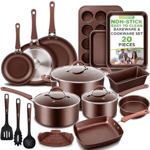 Nutrichef 20 Piece Pots and Pans Set - Cookware & Bakeware Nutrichef 20 Piece Pots and Pans Set - Cookware & Bakeware