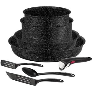 Tefal Ingenio, Set of 8, Non-Stick Ceramic Coating, Induction, Saucepans, Frying Pans, Removable Handle, Made in France, Intens' Ceram, L2649802 Tefal Ingenio, Set of 8, Non-Stick Ceramic Coating, Induction, Saucepans, Frying Pans, Removable Handle, Made in France, Intens' Ceram, L2649802