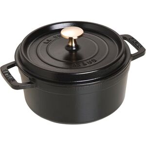 STAUB Cast Iron Baking Dish - 18cm, 1.7L - Round, Black STAUB Cast Iron Baking Dish - 18cm, 1.7L - Round, Black