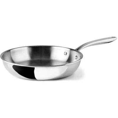 LACOR 60853 Trichef Frying Pan, 30 cm, 18/10 Stainless Steel and Aluminium Trichef Pan, Ergonomic Cast Steel Handle, Suitable for Induction, Oven and Dishwasher LACOR 60853 Trichef Frying Pan, 30 cm, 18/10 Stainless Steel and Aluminium Trichef Pan, Ergonomic Cast Steel Handle, Suitable for Induction, Oven and Dishwasher