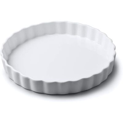 WM Bartleet & Sons 1750 WM Bartleet & Sons Traditional Porcelain Round Flan Dish, (24cm) – Premium Quiche and Tart Baking Dish Made from 100% Porcelain – Classic Smooth Glazed Finish WM Bartleet & Sons 1750 WM Bartleet & Sons Traditional Porcelain Round Flan Dish, (24cm) – Premium Quiche and Tart Baking Dish Made from 100% Porcelain – Classic Smooth Glazed Finish