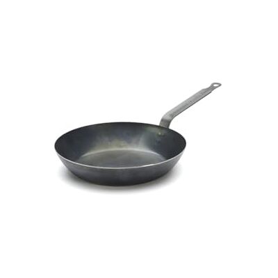 DE BUYER Round frying pan LA LYONNAISE in blued steel sheet Diameter 24 cm -, Blue DE BUYER Round frying pan LA LYONNAISE in blued steel sheet Diameter 24 cm -, Blue