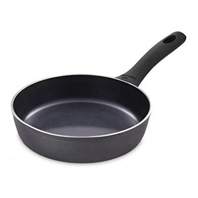 Lumarko 24Cm Deep Frying Pan - Ceramic Non Stick - Induction Compatible - Durable Aluminum - Soft Touch Handle Lumarko 24Cm Deep Frying Pan - Ceramic Non Stick - Induction Compatible - Durable Aluminum - Soft Touch Handle