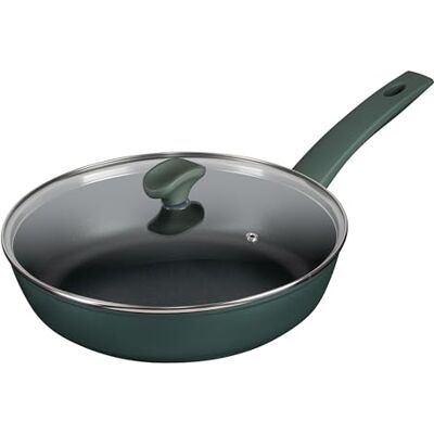 Prestige Earth Friendly 28cm Non-Stick Induction Chef Pan & Lid – Plant-Based Coating, Toxic Free, Made in Italy, Green Prestige Earth Friendly 28cm Non-Stick Induction Chef Pan & Lid – Plant-Based Coating, Toxic Free, Made in Italy, Green