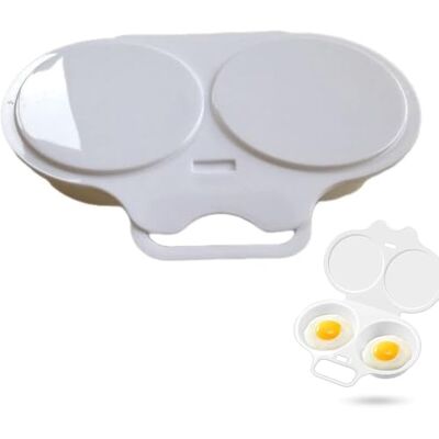VeviRori Havorica Microwave Egg Poacher With Lid & Handle, Havorica egg poacher, Microwave Egg Boiler Poacher, Reusable Nonstick Poached Egg Maker, Quick Oil-Free Cooking VeviRori Havorica Microwave Egg Poacher With Lid & Handle, Havorica egg poacher, Microwave Egg Boiler Poacher, Reusable Nonstick Poached Egg Maker, Quick Oil-Free Cooking