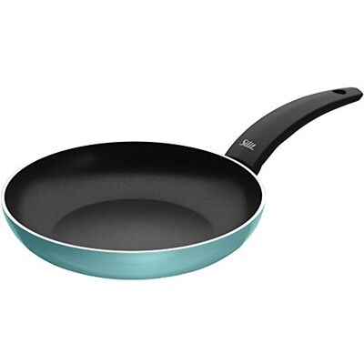 Silit Belluna Frying Pan 24 cm Aluminium Coated with Plastic Handle for Gentle Frying Green Silit Belluna Frying Pan 24 cm Aluminium Coated with Plastic Handle for Gentle Frying Green