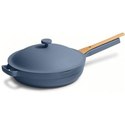 Our Place Always Pan 2.0 – 27cm (2.5L) Nonstick, Toxin-Free Ceramic Cookware Patented 10-in-1 Aluminum Frying & Sauté Pan Safe for Oven, Induction & All Cooktops up to 232°C Blue Salt Our Place Always Pan 2.0 – 27cm (2.5L) Nonstick, Toxin-Free Ceramic Cookware Patented 10-in-1 Aluminum Frying & Sauté Pan Safe for Oven, Induction & All Cooktops up to 232°C Blue Salt