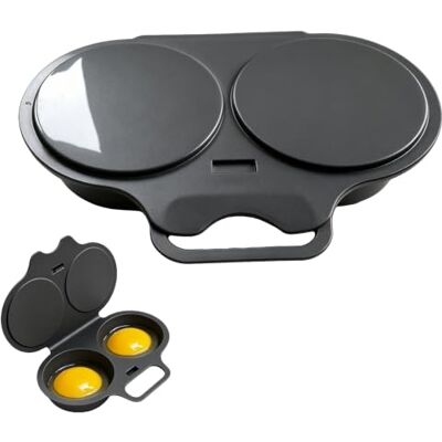 New lumine Havorica Microwave Egg Poacher 2 BPA Free (One Size, black*1) Havorica Microwave Egg Cooker -2 Cavity Nonstick Poached Egg Maker With Lid New lumine Havorica Microwave Egg Poacher 2 BPA Free (One Size, black*1) Havorica Microwave Egg Cooker -2 Cavity Nonstick Poached Egg Maker With Lid