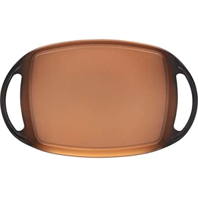 San Ignacio Origen Double Round Grill Pan 36 cm Die-Cast Aluminium Quantanium Interior with Diamond Powder Coating Induction Point Soft Touch Handle in Black San Ignacio Origen Double Round Grill Pan 36 cm Die-Cast Aluminium Quantanium Interior with Diamond Powder Coating Induction Point Soft Touch Handle in Black