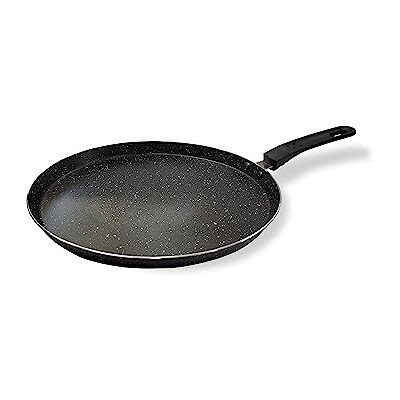 Ignite Cookware Non-Stick Pancake Pan Crepe Pan Roti Tawa Chapati Pan Suitable for All Hobs Including Induction 26cm / 28cm Frying Eggs Dosa Tawa Crepe PFOA Free Non-Stick (26cm) Ignite Cookware Non-Stick Pancake Pan Crepe Pan Roti Tawa Chapati Pan Suitable for All Hobs Including Induction 26cm / 28cm Frying Eggs Dosa Tawa Crepe PFOA Free Non-Stick (26cm)
