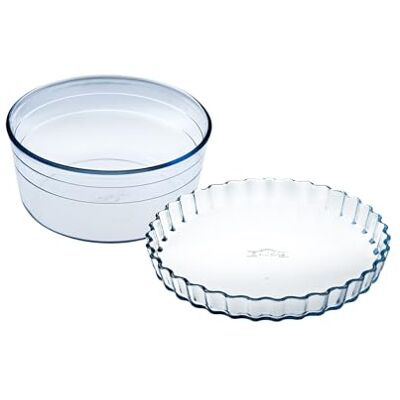Ocuisine Ôcuisine® Fluted Flan Dish & Souffle Dish Pack of 2 Glass Dishes Extreme Resistance Oven Safe Freezer Safe Microwave Safe Borosilicate Glass Made in France Flans & Souffles Ocuisine Ôcuisine® Fluted Flan Dish & Souffle Dish Pack of 2 Glass Dishes Extreme Resistance Oven Safe Freezer Safe Microwave Safe Borosilicate Glass Made in France Flans & Souffles