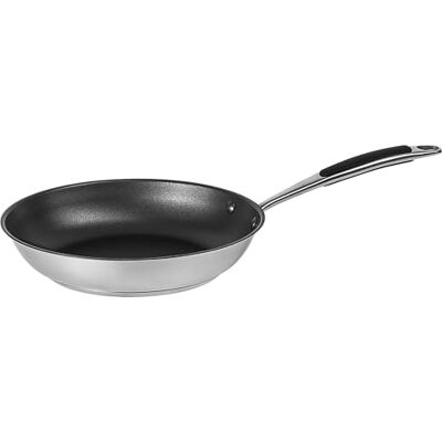 Prochef Stainless Steel Frying Pan, Non-Stick Coating, 28cm, Silicone Handle, Induction Compatible, Dishwasher & Oven Safe Prochef Stainless Steel Frying Pan, Non-Stick Coating, 28cm, Silicone Handle, Induction Compatible, Dishwasher & Oven Safe