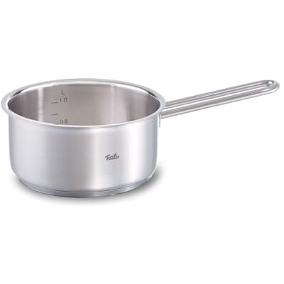 Fissler Viseo Stainless Steel Saucepan (Diameter 16 cm, 1.4 Litres) Lidless, Includes Inner Scale Induction, 32.0 x 27.0 x 15.5 cm Fissler Viseo Stainless Steel Saucepan (Diameter 16 cm, 1.4 Litres) Lidless, Includes Inner Scale Induction, 32.0 x 27.0 x 15.5 cm