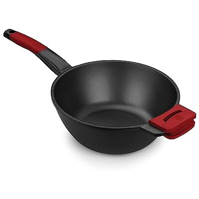 BRA Isogona. -- A412028 Wok Frying Pan 28 cm ind al/fu Premiere BRA Isogona. -- A412028 Wok Frying Pan 28 cm ind al/fu Premiere