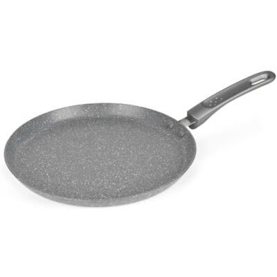 Salter Marblestone Pancake Pan 25 Cm, Nonstick Crepe Pan Forged Aluminium Body, PFOA-Free Coating, Induction Hob Safe, Soft-Touch Stay-Cool Handle, Easy-Clean Surface Salter Marblestone Pancake Pan 25 Cm, Nonstick Crepe Pan Forged Aluminium Body, PFOA-Free Coating, Induction Hob Safe, Soft-Touch Stay-Cool Handle, Easy-Clean Surface