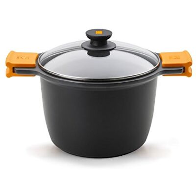 BRA isogona Efficient Aluminium Stockpot with Lid, 20 cm, isogona_A273903 BRA isogona Efficient Aluminium Stockpot with Lid, 20 cm, isogona_A273903