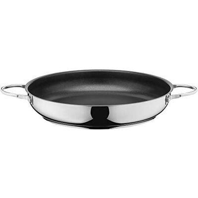 Silit Calabria Serving/Frying Pan Induction 32 cm Stainless Steel Coated Stainless Steel Handle Oven Safe for Gentle Roasting Silit Calabria Serving/Frying Pan Induction 32 cm Stainless Steel Coated Stainless Steel Handle Oven Safe for Gentle Roasting
