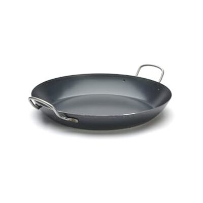 DE BUYER Baumalu Professional Paella pan, blue steel Diamètre 37 DE BUYER Baumalu Professional Paella pan, blue steel Diamètre 37