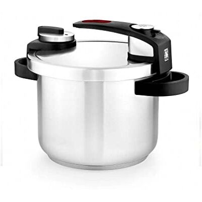 BRA isogona Tekna Fast Pressure Cooker, Stainless Steel modern 4 litre, Grey BRA isogona Tekna Fast Pressure Cooker, Stainless Steel modern 4 litre, Grey