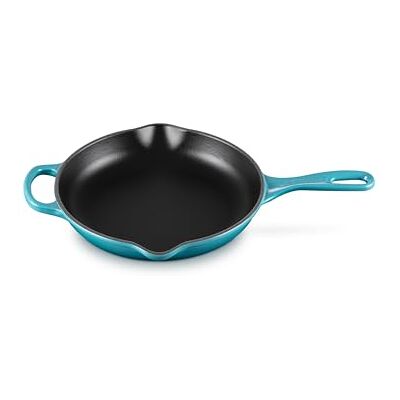 Le Creuset Signature Teal Cast Iron 23cm Skillet - Skillet Le Creuset Signature Teal Cast Iron 23cm Skillet - Skillet