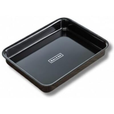 Tala Blake & Bull Design Enamelled Full Size Roaster, Comercial Gauge Bakeware Designed for Aga use, Measures 44cm x 34cm x 5.5cm, Non-Stick cookware, Dishwasher Safe, PFOA and BPA Free Tala Blake & Bull Design Enamelled Full Size Roaster, Comercial Gauge Bakeware Designed for Aga use, Measures 44cm x 34cm x 5.5cm, Non-Stick cookware, Dishwasher Safe, PFOA and BPA Free