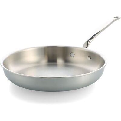 Greenpan Premiere 5PLY 18/10 Stainless Steel Frying Pan, 30 cm, Multiply, Polished Stainless Steel, Induction Safe, Dishwasher Safe, Oven Safe, Silver Greenpan Premiere 5PLY 18/10 Stainless Steel Frying Pan, 30 cm, Multiply, Polished Stainless Steel, Induction Safe, Dishwasher Safe, Oven Safe, Silver