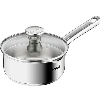 Tefal Duetto A70522 Saucepan with Lid 16 cm Stainless Steel Tefal Duetto A70522 Saucepan with Lid 16 cm Stainless Steel