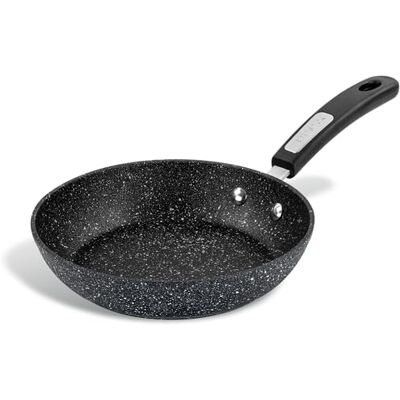 Scoville NEVERSTICK 20cm Frying Pan, Small Non Stick Frying Pan, 8" Diameter, Suitable for All Hobs, Dishwasher Safe, Rapid Heat Conduction, PFOA Free, Non Toxic, Toughened Aluminium, Black Scoville NEVERSTICK 20cm Frying Pan, Small Non Stick Frying Pan, 8" Diameter, Suitable for All Hobs, Dishwasher Safe, Rapid Heat Conduction, PFOA Free, Non Toxic, Toughened Aluminium, Black