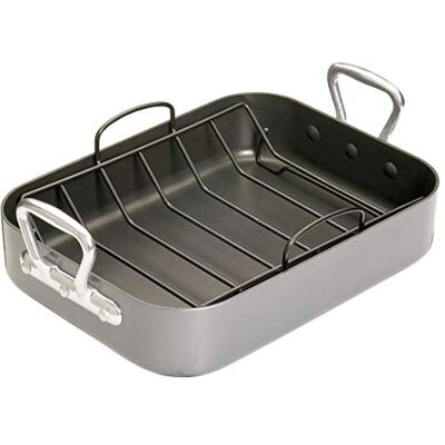 Brand Model Roast Pan - Non-stick, Steaming Basket - Easy-Open Packaging Brand Model Roast Pan - Non-stick, Steaming Basket - Easy-Open Packaging