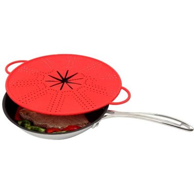 Dexam 17841352 13-inch Splatter Shield, Red Dexam 17841352 13-inch Splatter Shield, Red