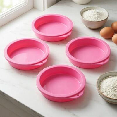 FooYee Air Fryer Egg Mold, 4 Pcs Silicone Egg Bite Molds, Heat Resistant Dishwasher-Safe, Non-Stick Egg Tray Reusable Ramekins for Air Fryer Muffin Lids Cake Sandwiches FooYee Air Fryer Egg Mold, 4 Pcs Silicone Egg Bite Molds, Heat Resistant Dishwasher-Safe, Non-Stick Egg Tray Reusable Ramekins for Air Fryer Muffin Lids Cake Sandwiches