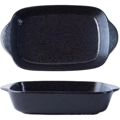 ZPPLD 2pcs Ceramics Baking Oven Dishes,Baking Tray Ceramic,9.5'' Lasagne Dish,24cm Rectangular Oven Dish with Handles,Lasagna Casserole Pan, Small Oven Dish Roasting Tray Safe & Microwave Safe ZPPLD 2pcs Ceramics Baking Oven Dishes,Baking Tray Ceramic,9.5'' Lasagne Dish,24cm Rectangular Oven Dish with Handles,Lasagna Casserole Pan, Small Oven Dish Roasting Tray Safe & Microwave Safe