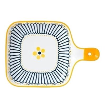Mf5rGb7pD Bakeware Ceramic Baking Dish with a Yellow Rim Oven Trays Mf5rGb7pD Bakeware Ceramic Baking Dish with a Yellow Rim Oven Trays