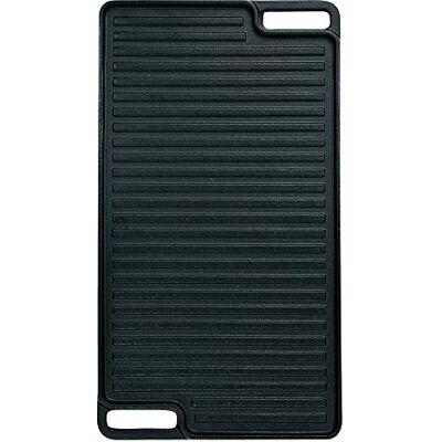 ProCook Reversible Cast Iron Griddle Pan Plate Enamel Coated Flat and Ridged Sides Indoors Outdoors Barbecue Grill Cookware 46 x 26cm ProCook Reversible Cast Iron Griddle Pan Plate Enamel Coated Flat and Ridged Sides Indoors Outdoors Barbecue Grill Cookware 46 x 26cm