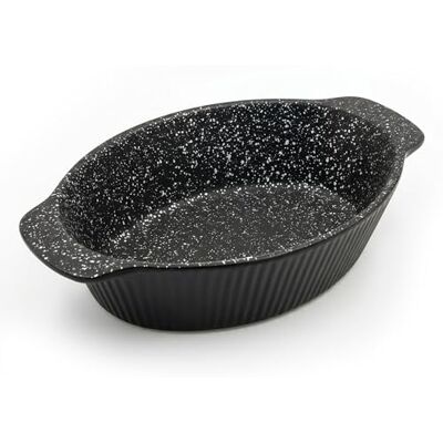 Chabrias Ltd Chabrias 30cm Ceramic Roasting Dish 2L 30 x 18 x 7cm – Non Stick Coated Oven Dish, Deep 6cm Baking & Casserole Tin, Deep Oven Tray, Scratch Resistant Roasting Tray, 250°C Oven Safe, BPA & PFOA Free Chabrias Ltd Chabrias 30cm Ceramic Roasting Dish 2L 30 x 18 x 7cm – Non Stick Coated Oven Dish, Deep 6cm Baking & Casserole Tin, Deep Oven Tray, Scratch Resistant Roasting Tray, 250°C Oven Safe, BPA & PFOA Free
