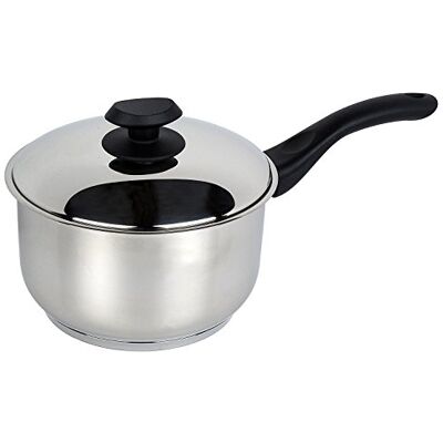Pendeford Stainless steel collection Stainless Steel Sauce Pan, 20 cm, Multi-Colour Pendeford Stainless steel collection Stainless Steel Sauce Pan, 20 cm, Multi-Colour