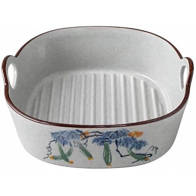ZPPLD Ceramics Baking Oven Dishes,Baking Tray Ceramic, 9.5'' Lasagne Dish,17.6cm Rectangular Oven Dish with Handles,Lasagna Casserole Pan, Small Oven Dish Roasting Tray Safe & Microwave Safe ZPPLD Ceramics Baking Oven Dishes,Baking Tray Ceramic, 9.5'' Lasagne Dish,17.6cm Rectangular Oven Dish with Handles,Lasagna Casserole Pan, Small Oven Dish Roasting Tray Safe & Microwave Safe