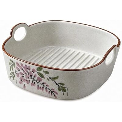 ZPPLD Ceramics Baking Oven Dishes,Baking Tray Ceramic, 9.5'' Lasagne Dish,17.6cm Rectangular Oven Dish with Handles,Lasagna Casserole Pan, Small Oven Dish Roasting Tray Safe & Microwave Safe ZPPLD Ceramics Baking Oven Dishes,Baking Tray Ceramic, 9.5'' Lasagne Dish,17.6cm Rectangular Oven Dish with Handles,Lasagna Casserole Pan, Small Oven Dish Roasting Tray Safe & Microwave Safe
