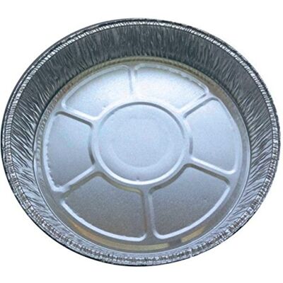Delipak (Pack of 20) 6" Foil Flan Dishes, Cases, Aluminium Trays for Baking Delipak (Pack of 20) 6" Foil Flan Dishes, Cases, Aluminium Trays for Baking