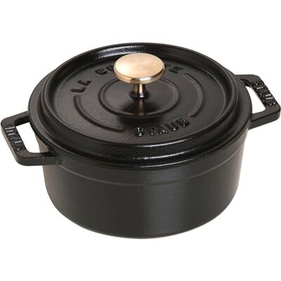 STAUB Mini Cocotte - Black, 0.25L, French craftsmanship - Mini Cocotte STAUB Mini Cocotte - Black, 0.25L, French craftsmanship - Mini Cocotte