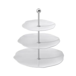 Villeroy & Boch – Pura Etagere, ca. 27,5 × 27,5 × 27 cm, Reinweiß, spülmaschinenfest & mikrowellensicher, fließende Form, Premium Bone Porzellan Made in Germany Villeroy & Boch – Pura Etagere, ca. 27,5 × 27,5 × 27 cm, Reinweiß, spülmaschinenfest & mikrowellensicher, fließende Form, Premium Bone Porzellan Made in Germany